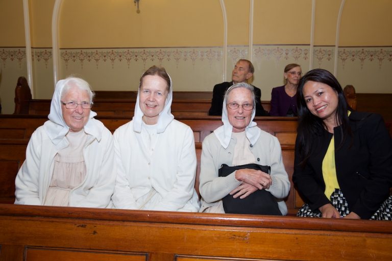 Sister Gideona, Sister Seraphina, Sister Chrysanthi, Thida Yang