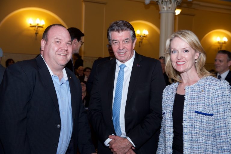 Yair Miller OAM, The Hon Ray Williams MP, Natalie Ward MP