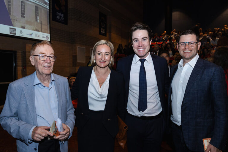 Roger Selby, Dr Marjorie O'Neill MP, Liam O'Callaghan, Lesli Berger