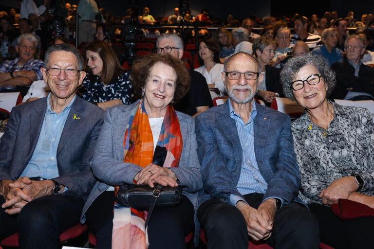 Ivan Goldberg AM and Vera Goldberg, Peter Philippsohn OAM and Sheila Philippsohn