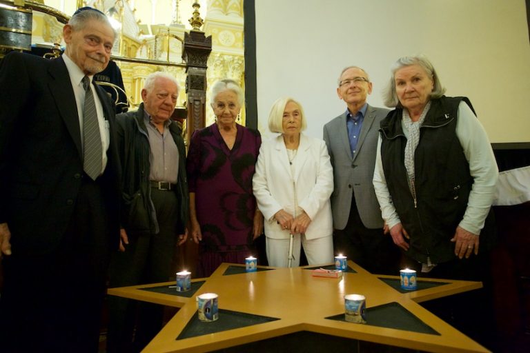 Richard Wolf, Sam Young, Olga Horak, Mimi Teeger and Gitta Gold, Paul Drexler and Francine Lazarus