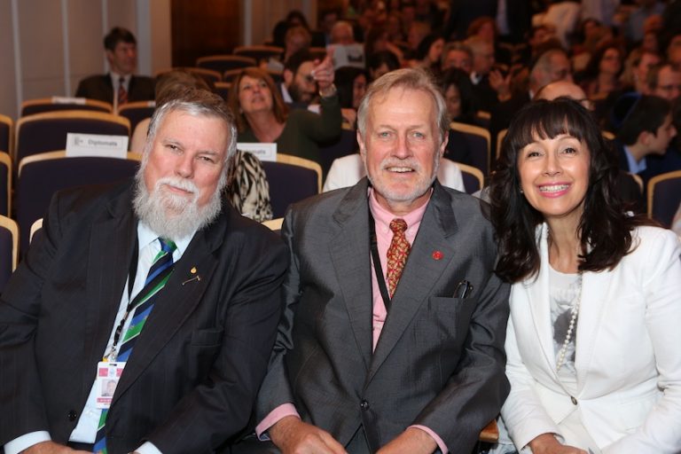 Robert Brown MP, Robert Borsak MP and Silvana Nero-Nile