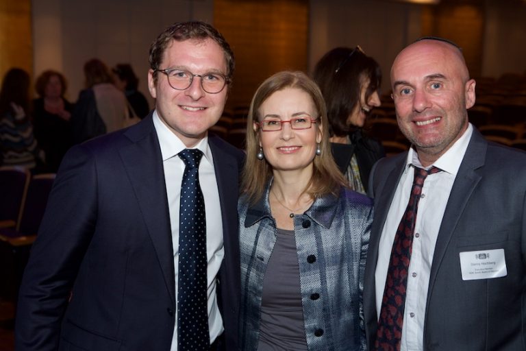 Jeremy Spinak, Gabrielle Upton MP and Danny Hochberg